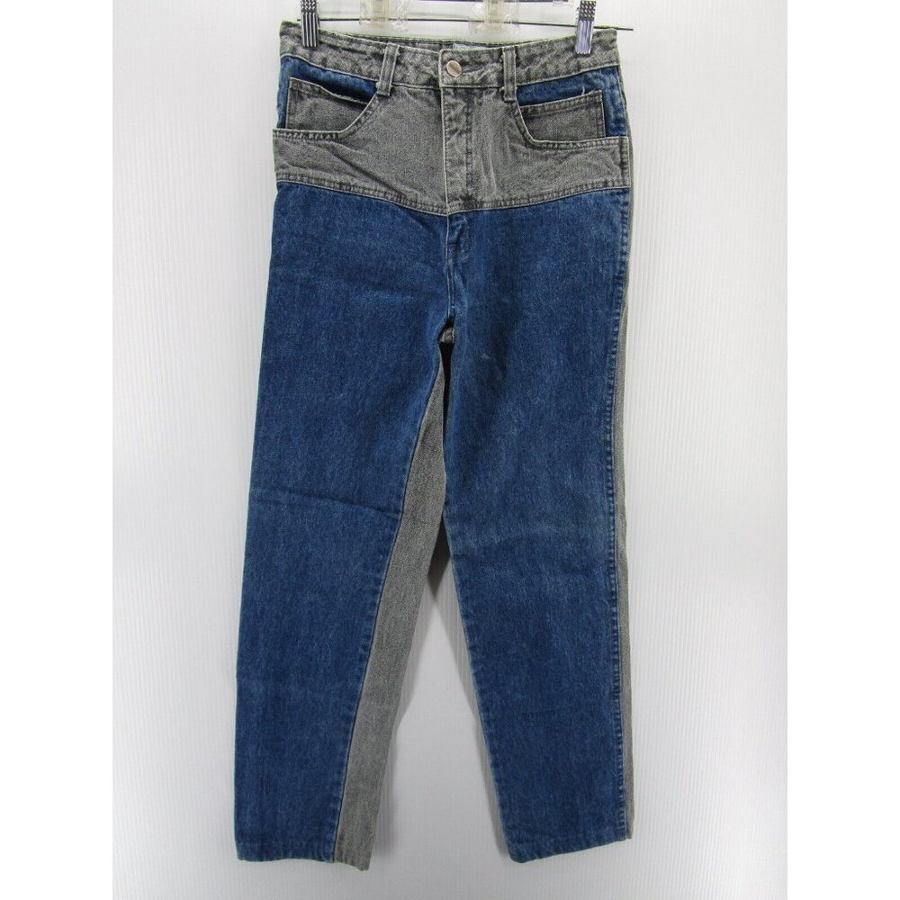 VINTAGE Corniche Jeans 30 Gray Straight Leg Denim Pants 90s 26X29